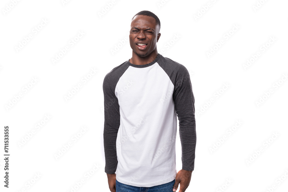 young smiling happy businessman american man dressed casual on studio background young smiling happy businessman american man dressed casual on studio background