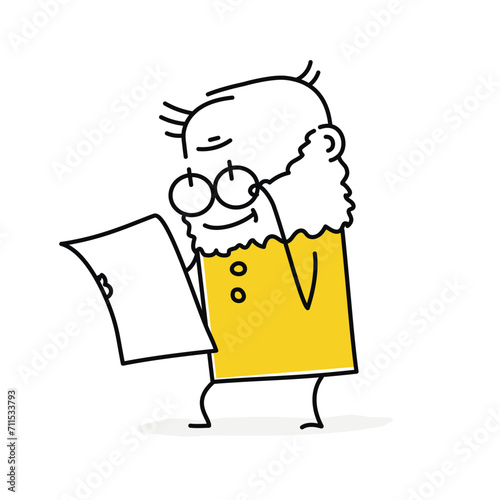 Elderly stickman