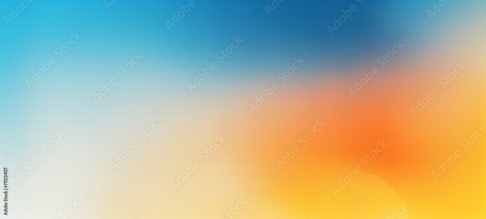 Abstract color gradient background grainy orange blue yellow white noise texture backdrop