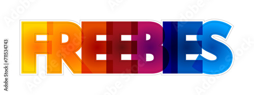 Freebies - colorful text quote, concept background
