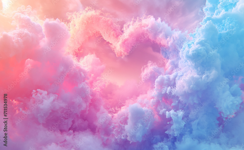 Fototapeta premium Valentine's Day Background Generative Ai