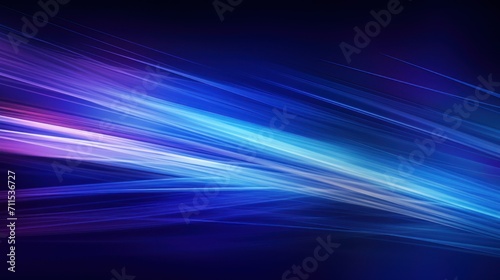 Abstract colorful light streaks on a dark background