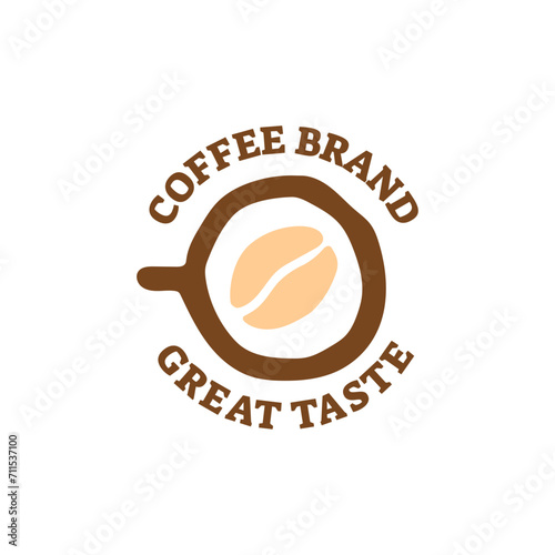 Coffee logo, suitable for coffee shop logo or product brand identity.