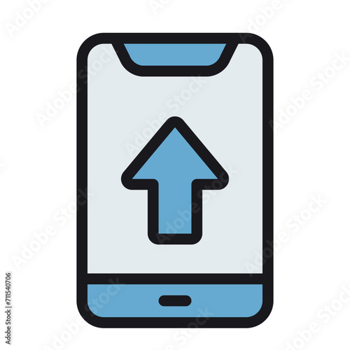 mobile banking icon vector