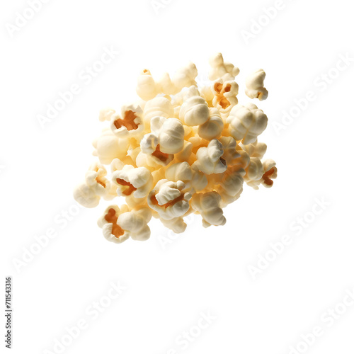 popcorn isolated on transparent or white background. Png