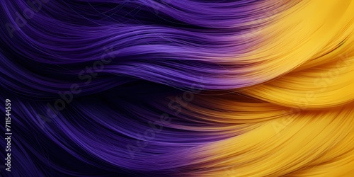 Abstract background of purple and yellow soft hair