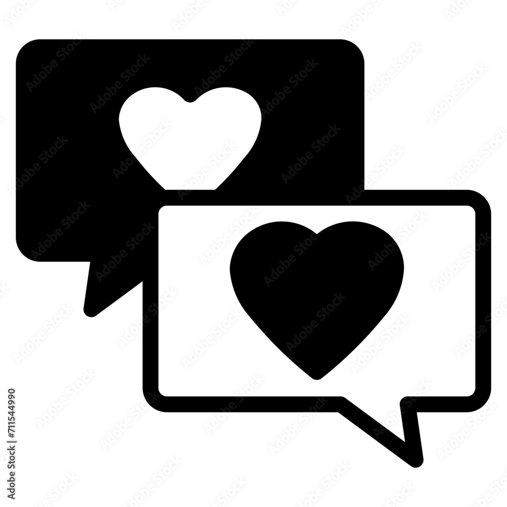 Chat Icon, Solid style icon vector illustration, Suitable for website, mobile app, print, presentation, infographic and any other project. Chat Icon, Solid style icon vector illustration, Suitable for website, mobile app, print, presentation, infographic and any other project.