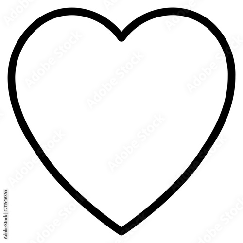 Heart Icon, Line style icon vector illustration, Suitable for website, mobile app, print, presentation, infographic and any other project.