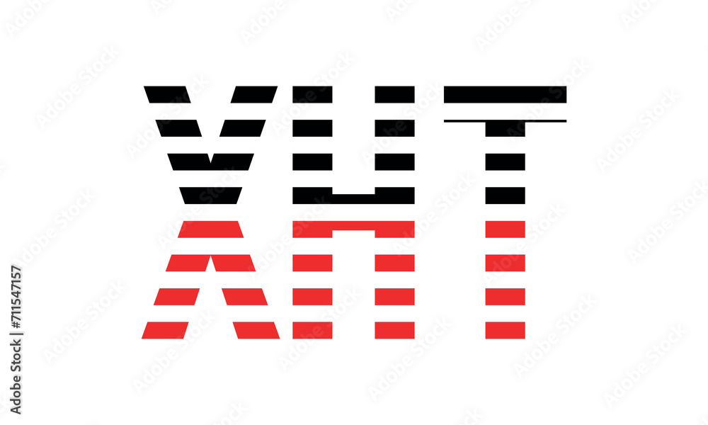 XHT three initial letter iconic line negative space minimal logo design vector template. monogram, abstract, wordmark, business, typography, minimalist, brand, company, flat, modern, unique, simple XHT three initial letter iconic line negative space minimal logo design vector template. monogram, abstract, wordmark, business, typography, minimalist, brand, company, flat, modern, unique, simple