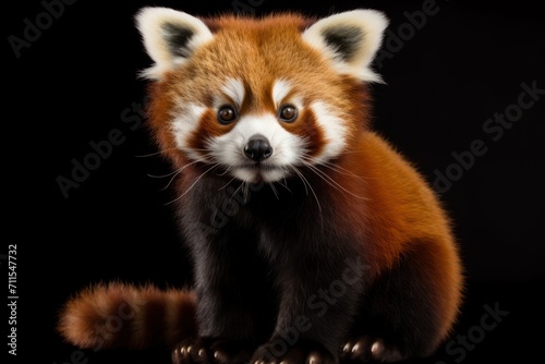 Red Panda isolated on a white background
