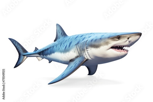 Shark isolated on a white background © Johannes