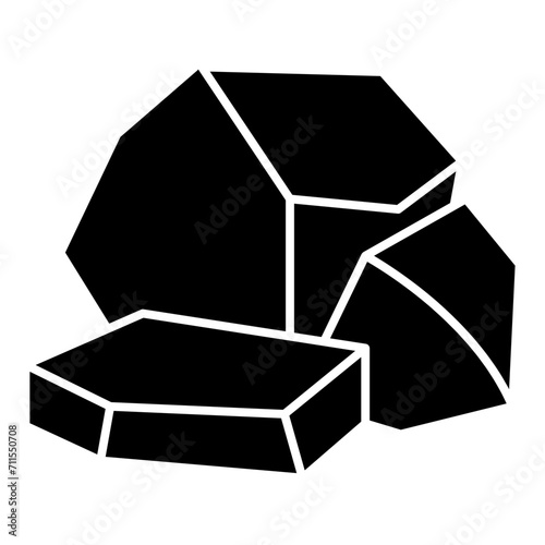 stone icon, rock icon