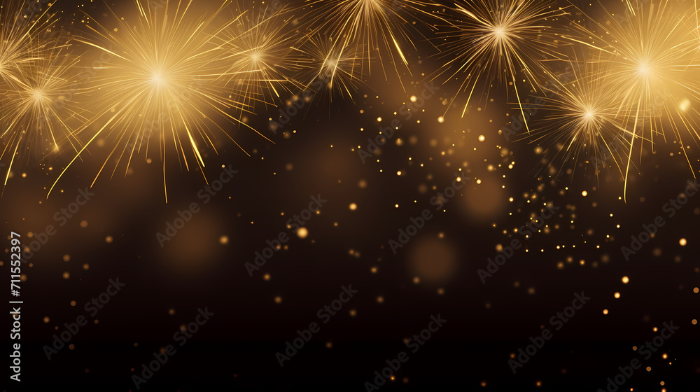 Naklejka premium Fireworks background for celebration, holiday celebration concept