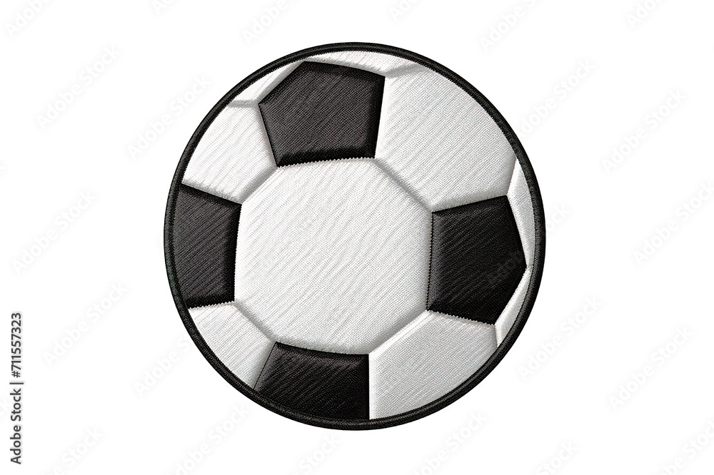 Fototapeta premium realistic football soccer ball isolated on PNG Background. Generative Ai.