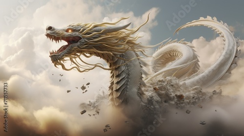 Skybound Legends: Unveiling the Enchantment of Aerial Dragons photo