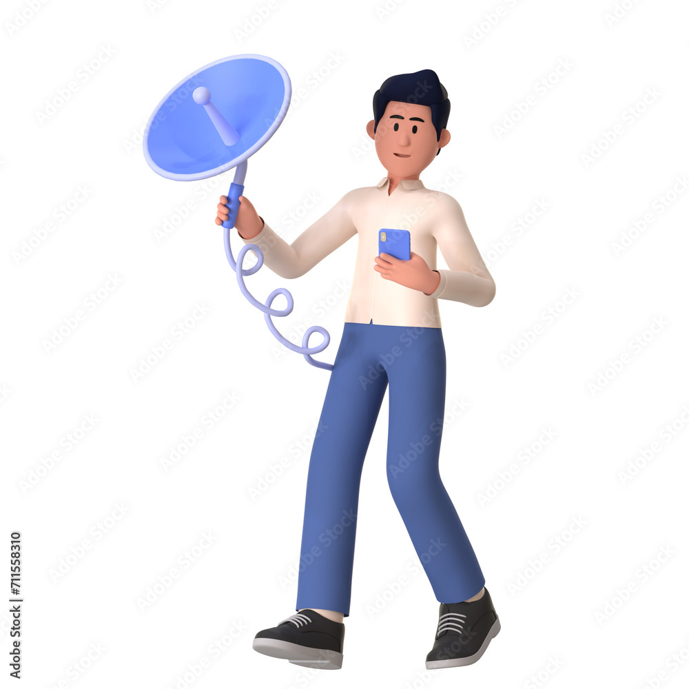 Signal Connection Network Communication Technology 3D Signal Connection Network Communication Technology 3D