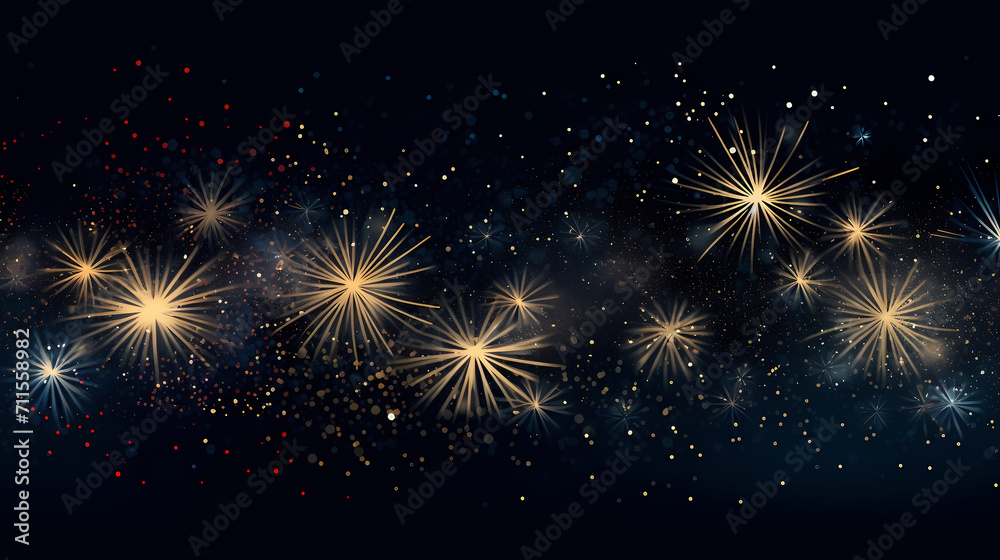 Happy New Year, burning fireworks with bokeh light background Happy New Year, burning fireworks with bokeh light background
