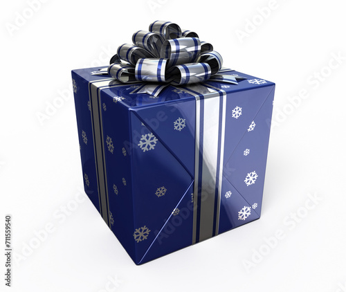 Gift Box render (isolated on White and clipping path)