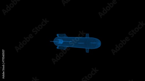 4k missile technology video, rocket video, missile wireframe video, rocket systems video