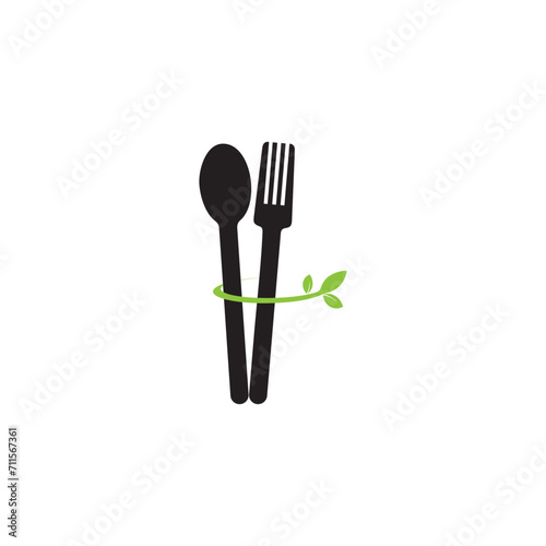 Healthy Food Logo Vector