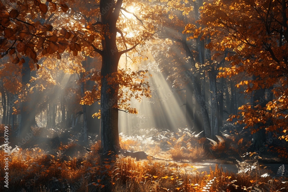 autumn in the forest