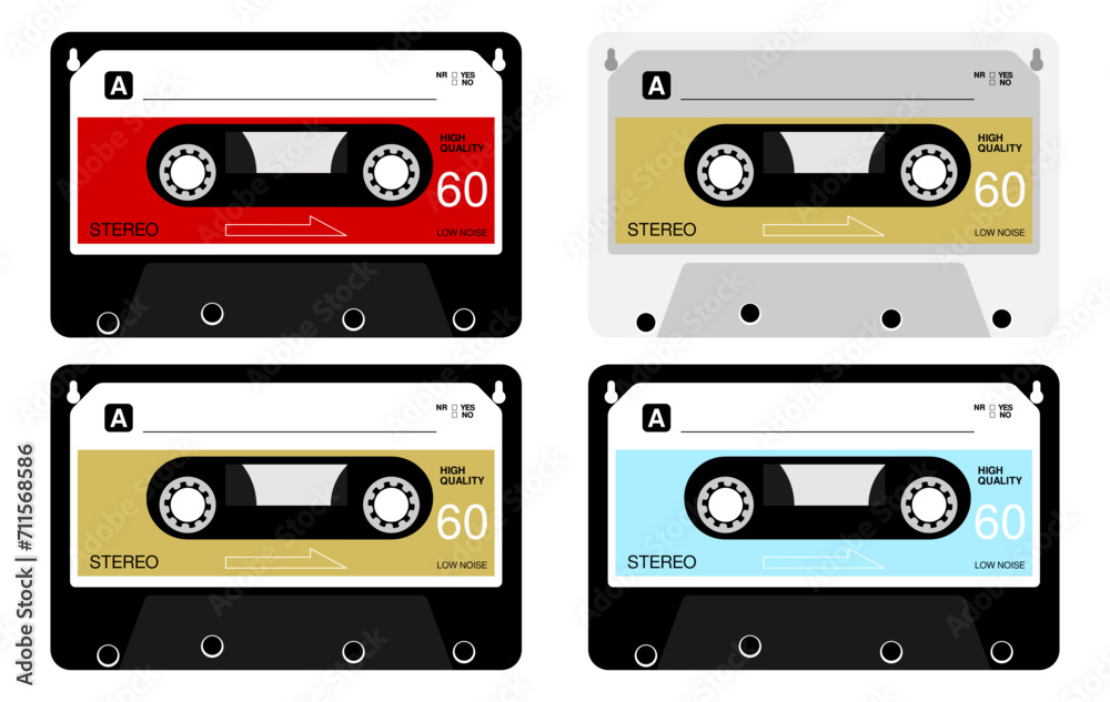 Fototapeta premium audio cassette tape
