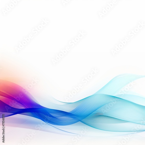smooth colored lines. vector illustration. copy space