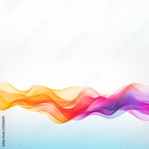 abstract colorful background with smooth wavy lines. Vector illustration.