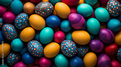 colorful easter egg background