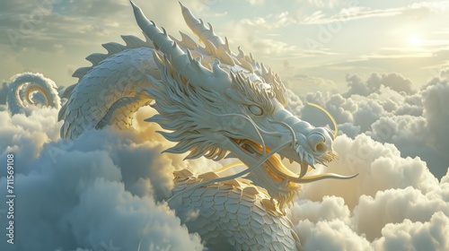 Skybound Legends: Unveiling the Enchantment of Aerial Dragons photo