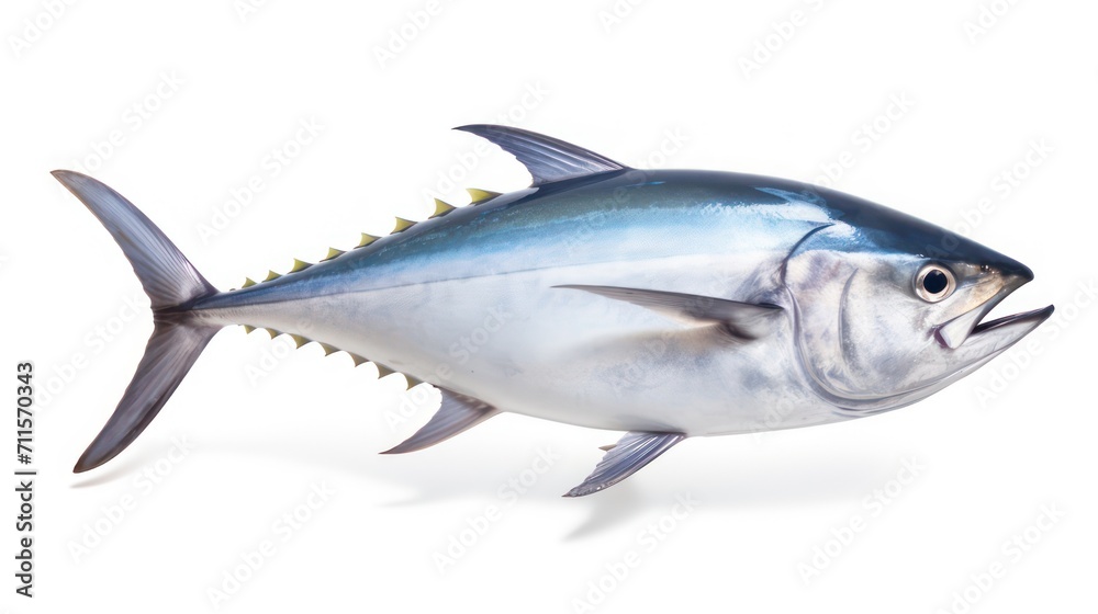 Bluefin tuna on a white background, fresh tuna caught by fishermen. Tuna fish contains very high amounts of folate, iron and vitamin B12 so it can prevent anemia. Bluefin tuna on a white background, fresh tuna caught by fishermen. Tuna fish contains very high amounts of folate, iron and vitamin B12 so it can prevent anemia.