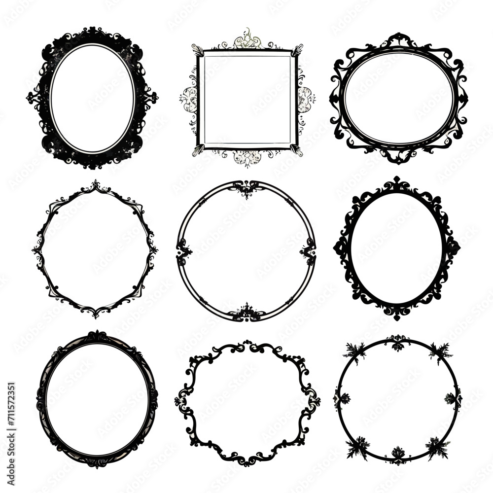 Grunge black vector box art on white background Generative Ai