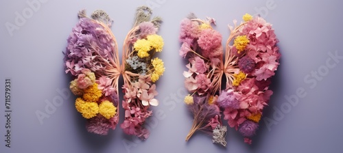 Nature s delicate harmony blossoming lungs depicting the alarming consequences of air pollution
