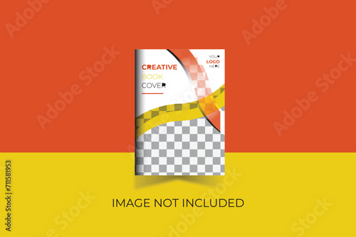 Creative Book cover modern style design. Vector illustration