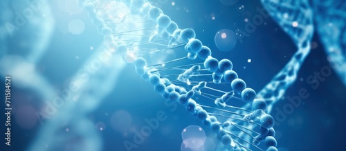 Human spiral DNA structure photo