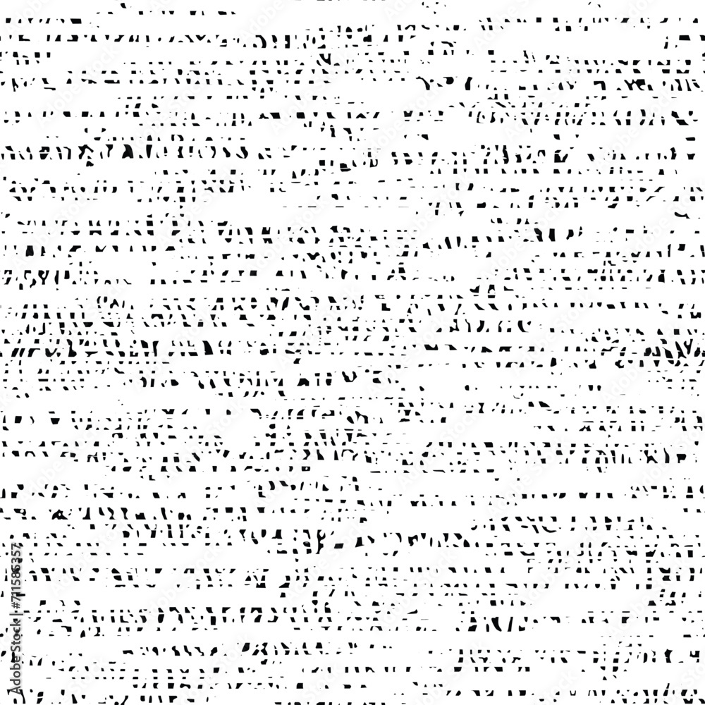 Seamless pattern, rough vector background, black and white Seamless pattern, rough vector background, black and white