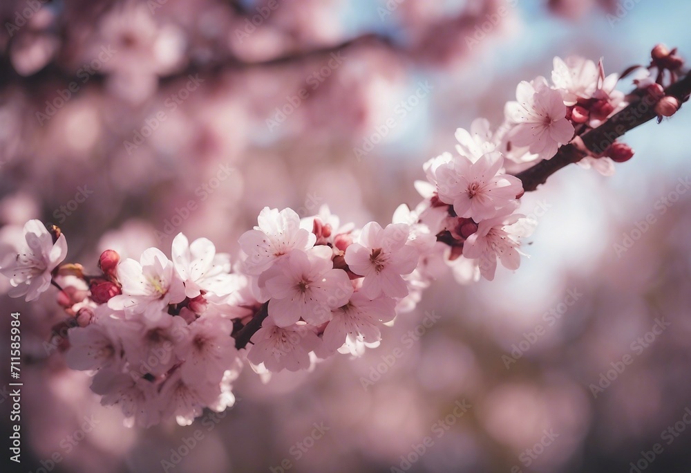 Spring Cherry blossoms in full bloom Title header dimension image Spring Cherry blossoms in full bloom Title header dimension image