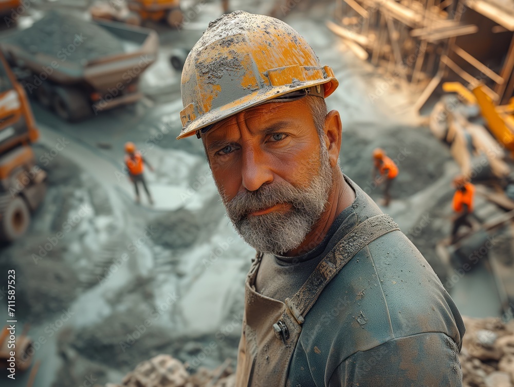 Many workers are helping to pour cement. Plastering and having a concrete truck Many workers are helping to pour cement. Plastering and having a concrete truck