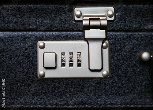 Case with combination lock