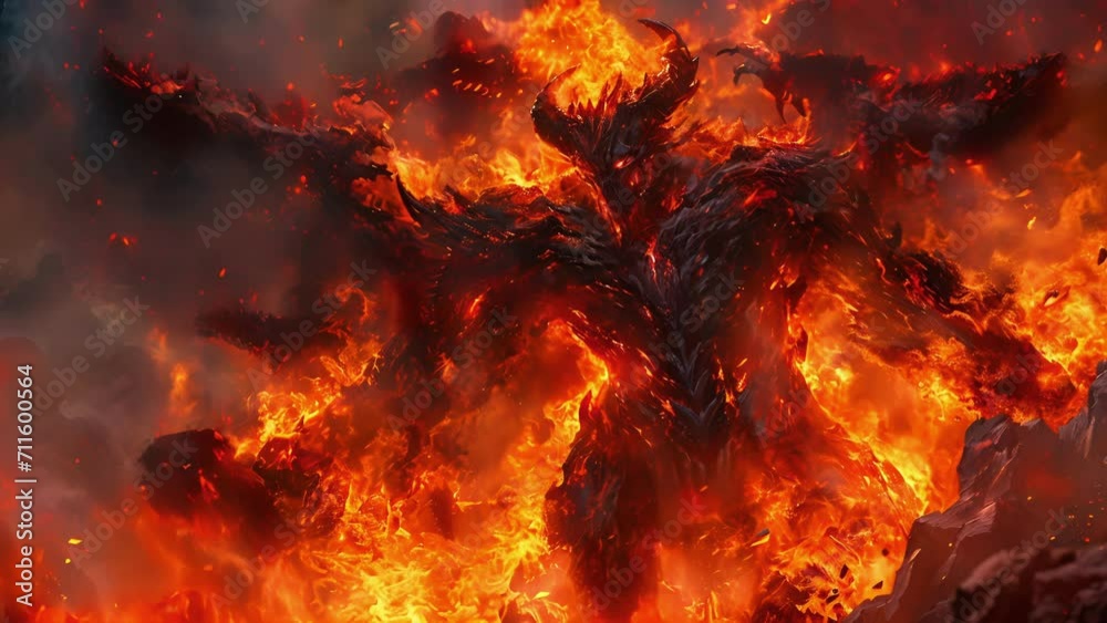 Amidst the raging flames and billowing smoke, the demon slayers determination burned bright as he fought against the demonic forces, his eyes never wavering from his goal. Fantasy animatio Amidst the raging flames and billowing smoke, the demon slayers determination burned bright as he fought against the demonic forces, his eyes never wavering from his goal. Fantasy animatio