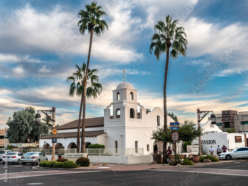 Adobe Mission in Scottsdale, Phoenix, Arizona, USA © Frankix