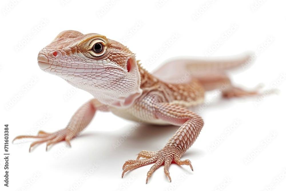 Obraz premium Lizard Iguana Isolated on white