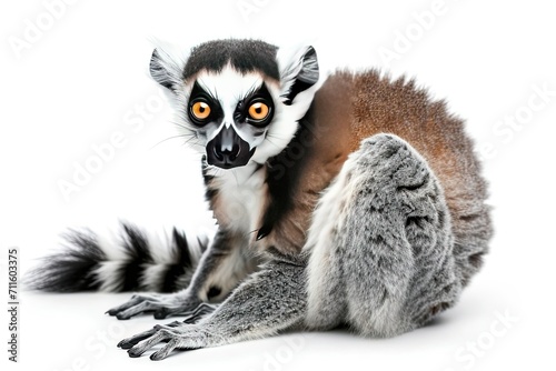Lemur Isolated on white © Hungarian