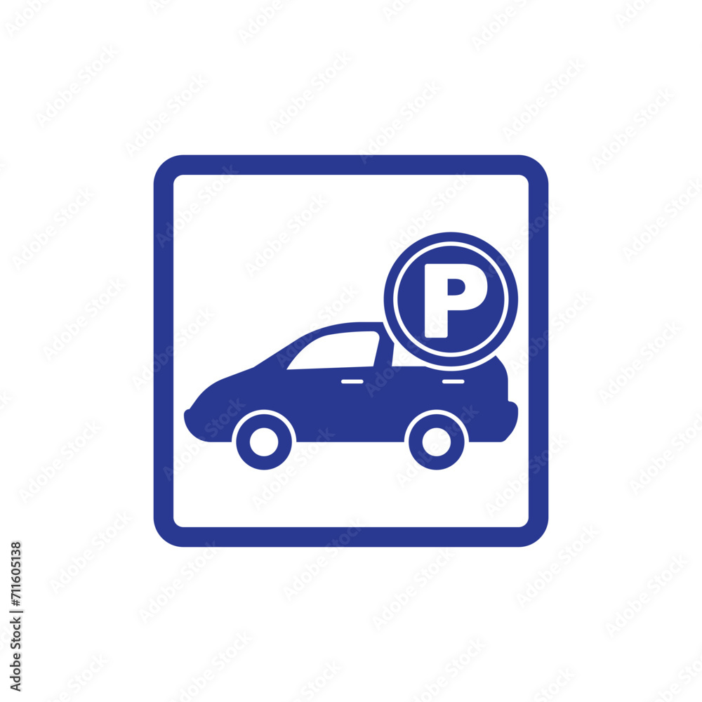 Parking area traffic sign icon, vector illustration symbol design Parking area traffic sign icon, vector illustration symbol design