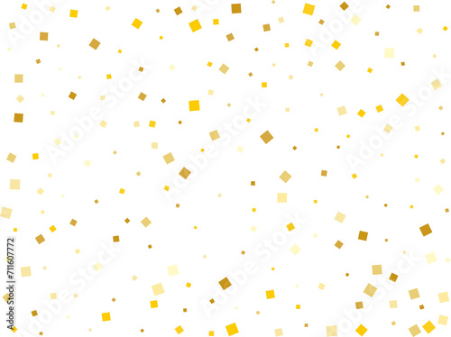 Holiday Golden Square Confetti