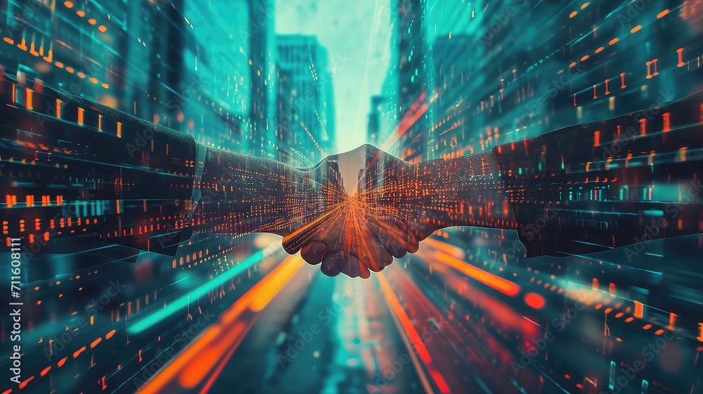 businessmen handshake, business meeting and partnership concept with copy space businessmen handshake, business meeting and partnership concept with copy space