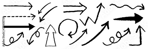 手描き　矢印　セット