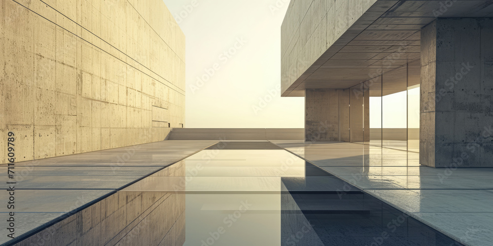 Minimalist architectural design composition Minimalist architectural design composition