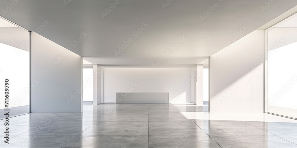 Obraz premium Minimalist architectural design composition