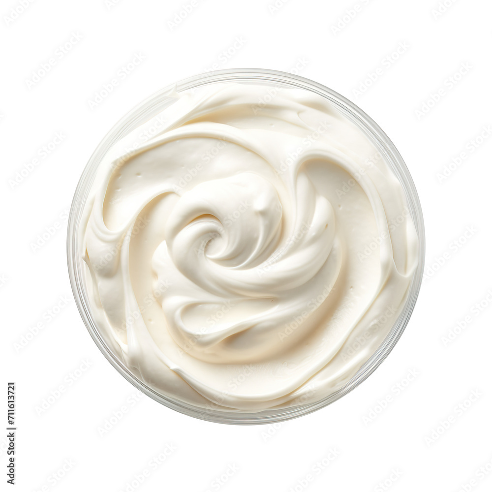 Bowl of sour cream isolated on transparent background Remove png, Clipping Path, pen tool Bowl of sour cream isolated on transparent background Remove png, Clipping Path, pen tool